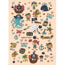 Коврик в детскую комнату Chilai Home Pirate 100*160
