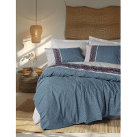 Комплект постільної білизни Cotton Box  Folk Art Polku Gri