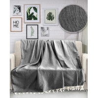 Плед Diva Waves Black 168x230