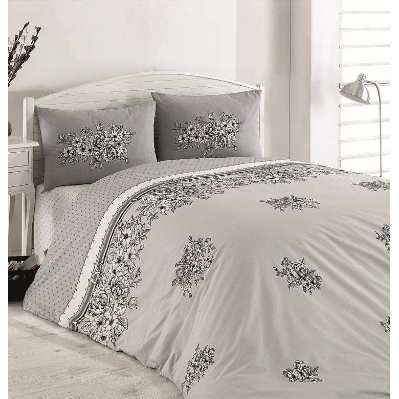 Комплект постельного белья Majoli Spring Grey 200x220