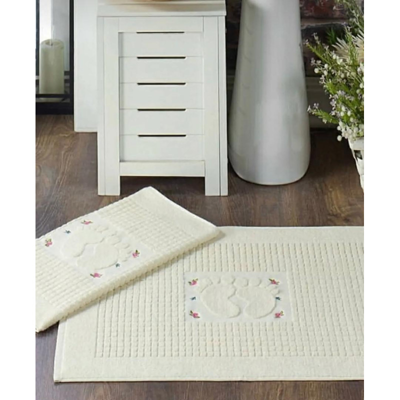 Напольное полотенце Diva Aliya Cream 50x70