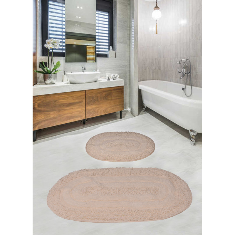 Набор ковриков для ванной комнаты Diva Shine Cream 60*100+50*60
