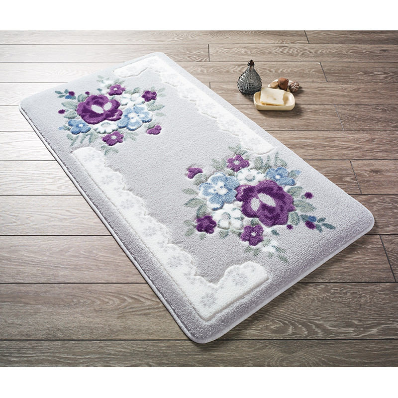 Коврик для ванной Confetti June Purple 55*57
