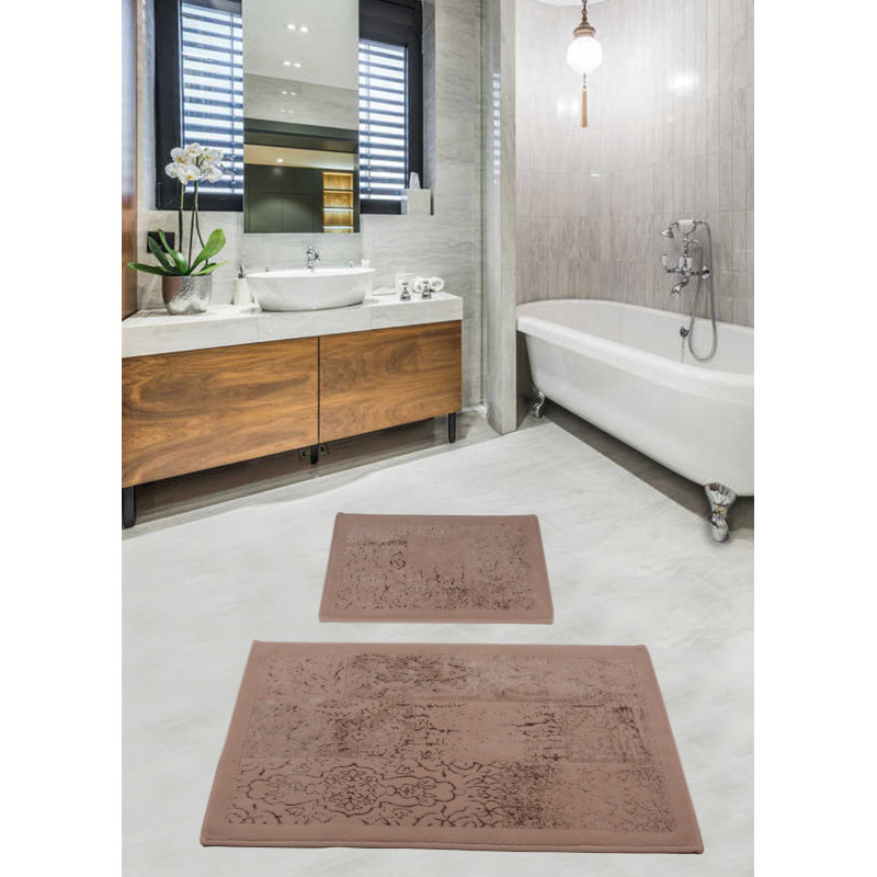 Набор ковриков для ванной комнаты Diva  Gross Beige 60*100+50*60