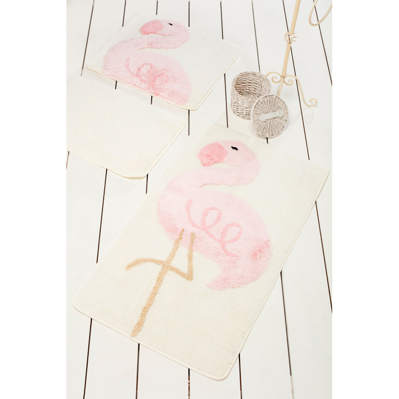 Коврик для ванной Chilai Home Розовый фламинго
