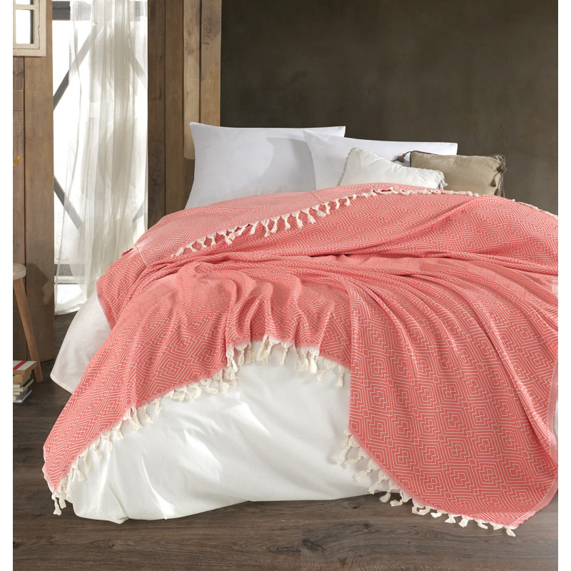 Плед Diva Summer Коралловый 205*200
