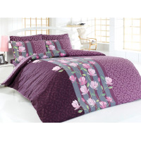 Постельное бельё Majoli ранфорс  Carmine v1 Murdum  200x220