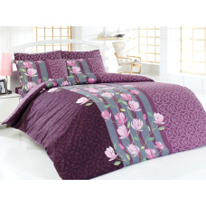 Постельное белье Majoli ранфорс Carmine v1 Murdum 200x220

