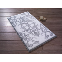 Ванный коврик Confetti Shabby Damask Gri 80*140
