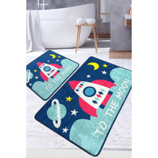 Набор ковриков для ванной комнаты Chilai Home NAMOON 60*100+50*60
