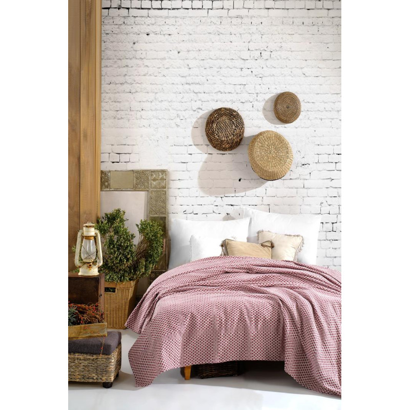 Плед Diva Sude Бордо 220x240
