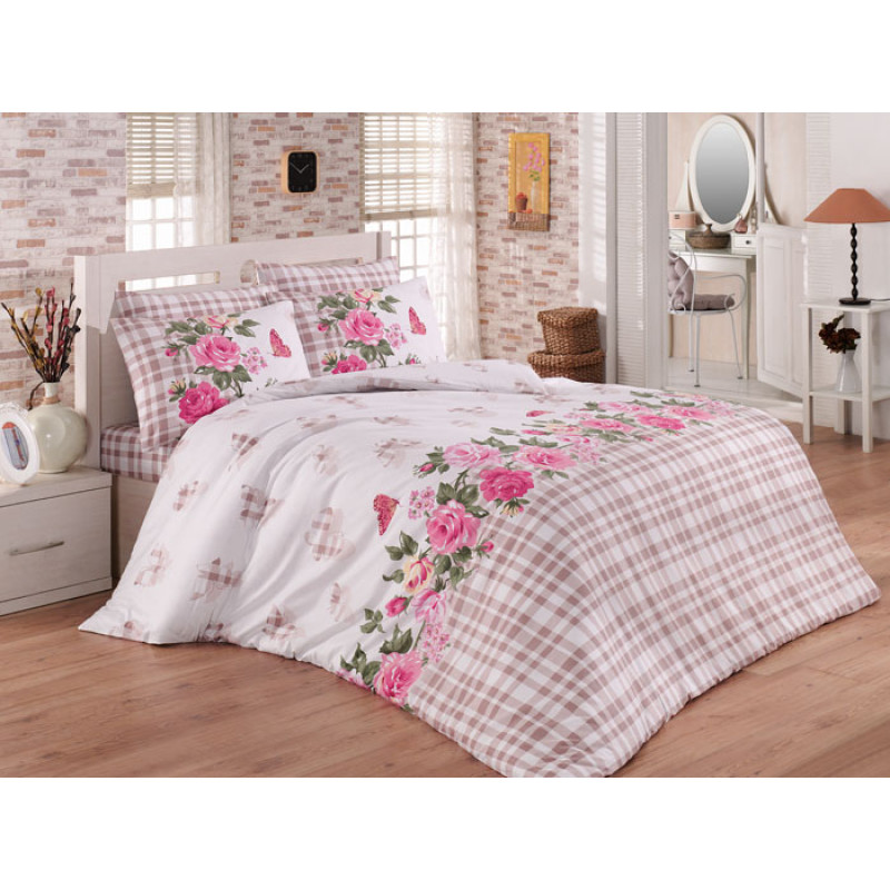 Постельное белье Majoli ранфорс Rosemary v3 200x220
