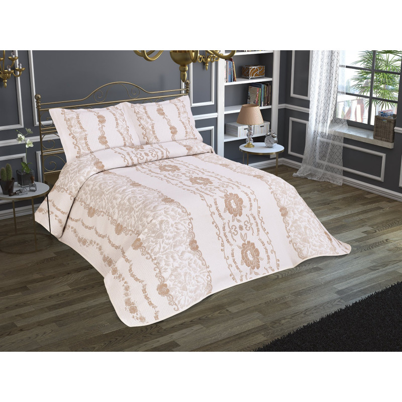 Покрывало Jackline Pano Fiore Somon 240x260
