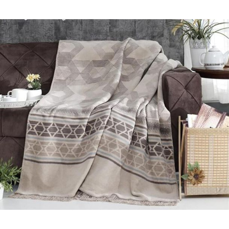 Плед Diva Tarta Brown 180x220

