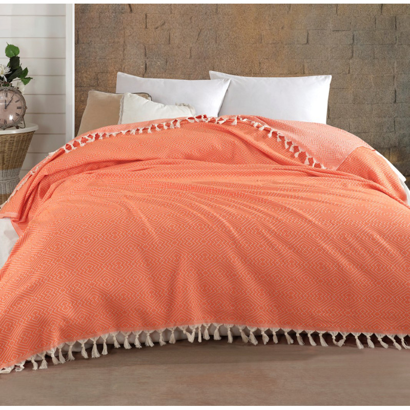 Плед Diva Summer Оранжевый 205*200
