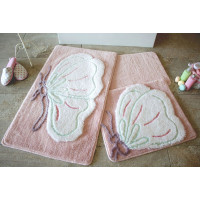 Коврик для ванной Chilai Home Коза Розовый
