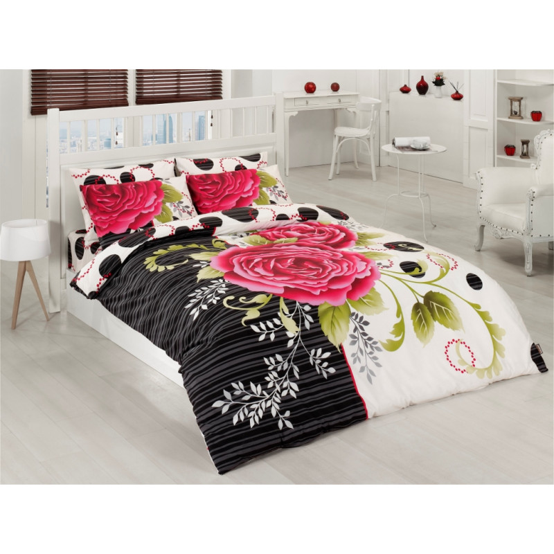 Постельное белье Majoli ранфорс Carmen 200x220
