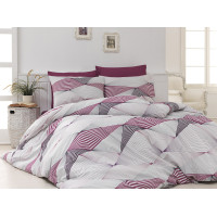 Комплект постельного белья Majoli  Break Kirmizi