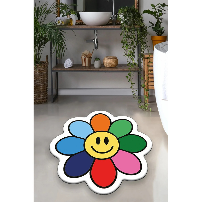 Коврик в детскую комнату Chilai Home Smiling Colorful Daisy 140*140
