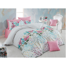 Постельное белье Majoli Sara v1 Pembe 200x220
