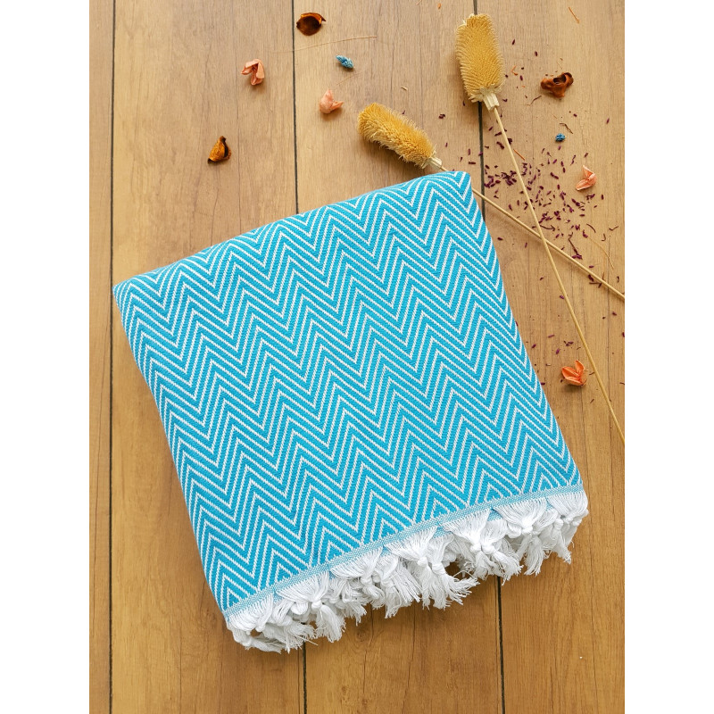 Плед Diva Jade Sky Blue 205*200
