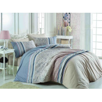 Комплект постельного белья Majoli Rasti Brown