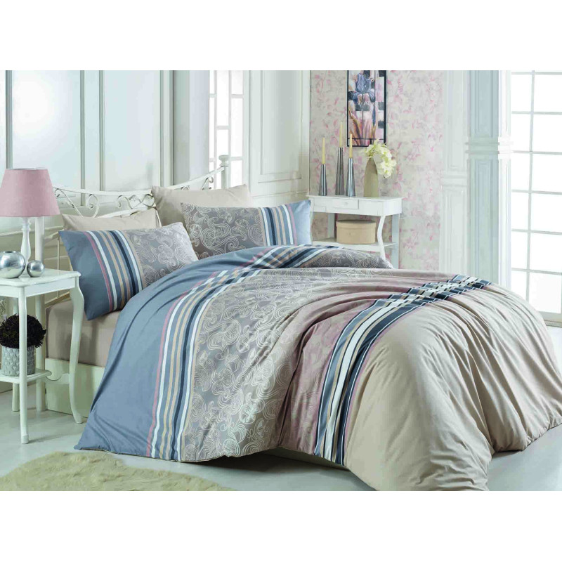 Постельный комплект Majoli Rasti Brown
