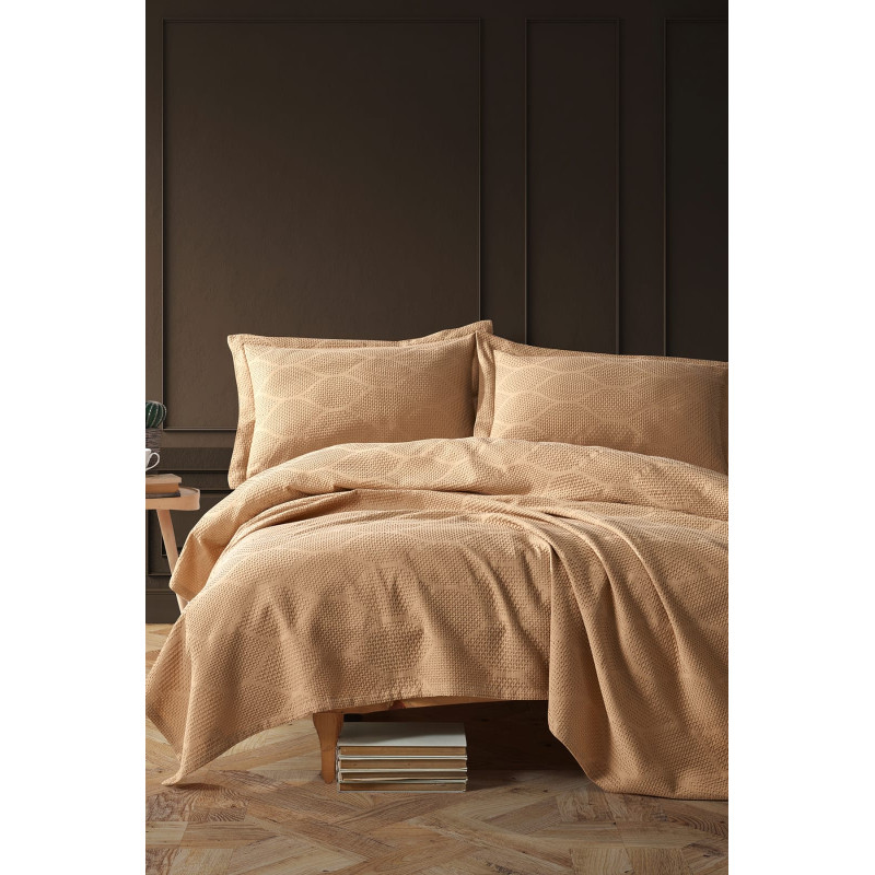 Покрывало Дива Сатин Беж 220x240
