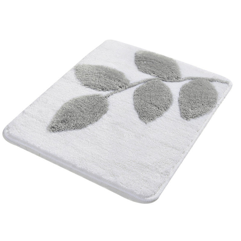 Ванный коврик Chilai Home Innovia Бело-Серый 50x60
