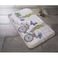 Коврик для ванной Confetti Spilled Flowers Purple 57*100
