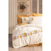 Комплект постельного белья Cotton Box ранфорс с вышивкой Pamuya Hardal
