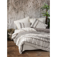 Комплект постільної білизни Cotton Box Toprak Aren Kahve  200x220
