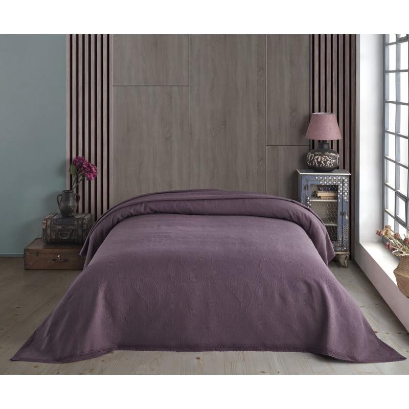 Покрывало Дива София Пурпурное 240x260
