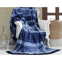 Плед Diva Leopard Blue 180x220