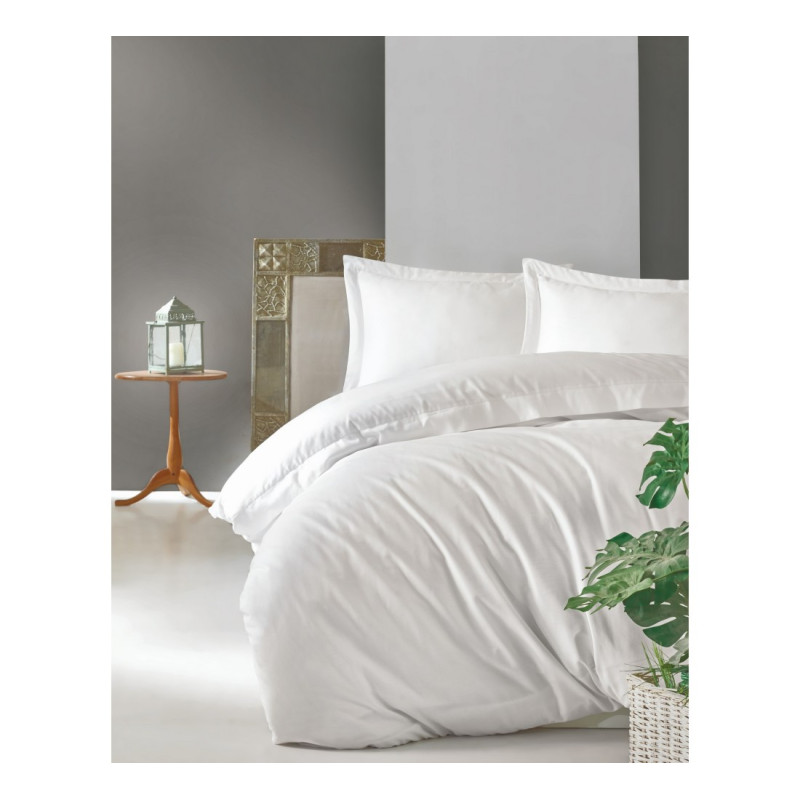 Комплект постельного белья Cotton Box Elegant Beyaz  —  это уже название, и его можно перевести только частично, если известна маркировка.  В данном случае 