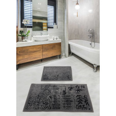 Набор ковриков для ванной комнаты Diva Maxstile Grey 60*100+50*60
