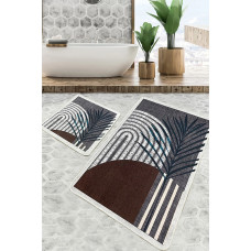 Набор ковриков для ванной комнаты Chilai Home MORILLO 60*100+50*60
