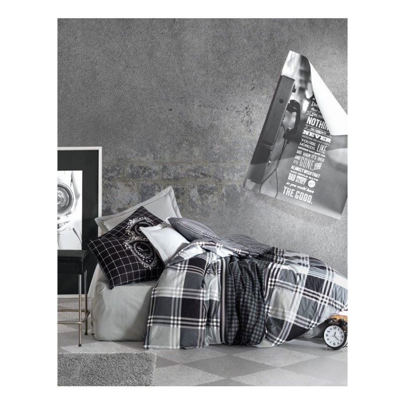 Комплект постельного белья Cotton box Masculine Ramos Антрацит
