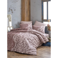 Комплект постельного белья Majoli Grand Brown 200x220
