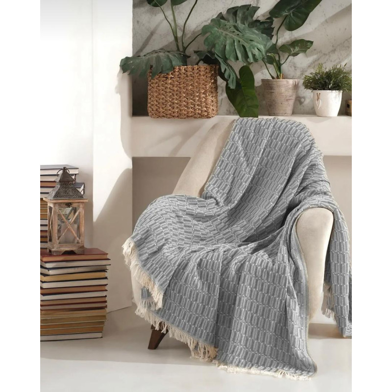 Плед Diva Narin Grey 170x200
