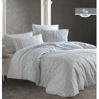 Комплект постельного белья Majoli Ivy v3 Blue 200x220