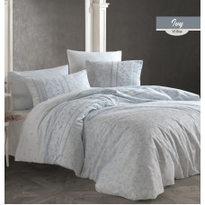 Комплект постельного белья Majoli Ivy v3 Blue 200x220
