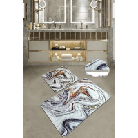 Набор ковриков для ванной комнаты Chilai Home BLUR 60*100+50*60
