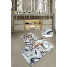 Набор ковриков для ванной комнаты Chilai Home BLUR 60*100+50*60
