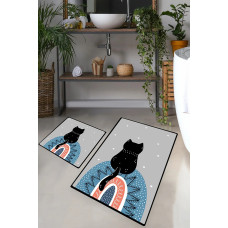 Набор ковриков для ванной комнаты Chilai Home Waiten 60*100+50*60
