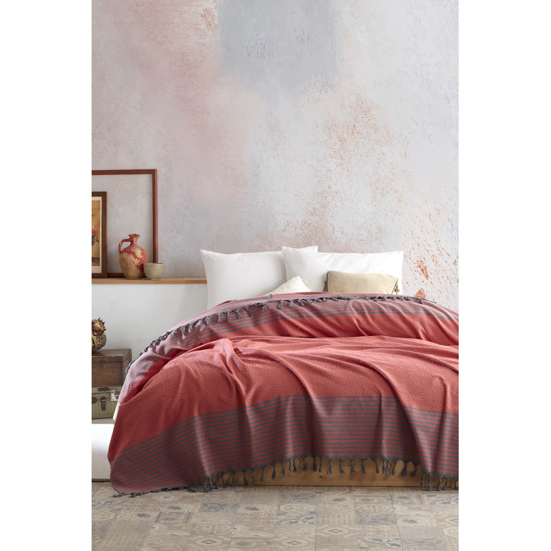 Плед Diva Dreams коралловый 205*200
