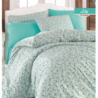 Комплект постельного белья Majoli Lily v3 Turkuaz 200x220