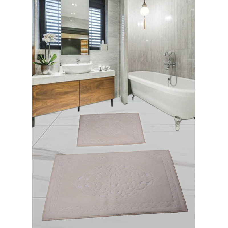 Набор ковриков для ванной комнаты Diva Liza Ecru 60*100+50*60
