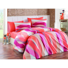 Комплект постельного белья Majoli Fish Flock Orange