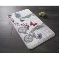 Ванный коврик Confetti Spilled Flowers Red 57*100
